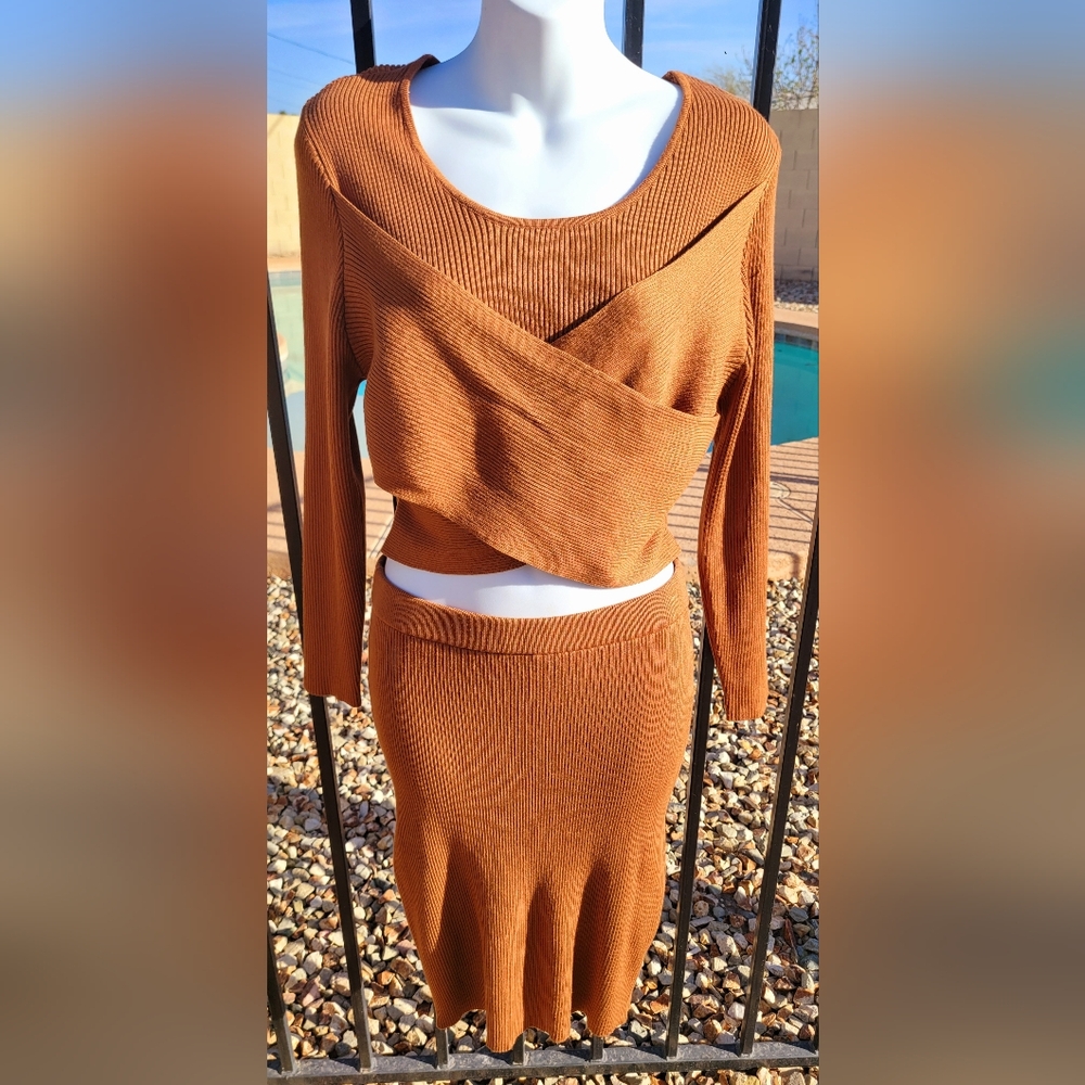 Almost Famous 2 Piece Sweater Outfit & Top